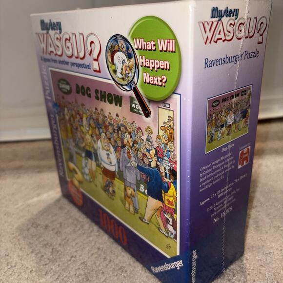 Mystery Wasgij Puzzle Dog Show Ravensburger 1000 Piece Jigsaw RARE SEALED New - Picture 2 of 5